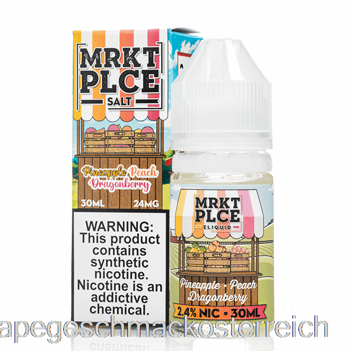 Ananas-Pfirsich-Drachenbeere – Mrkt-Salze – 30 Ml, 24 Mg Vape-Geschmack